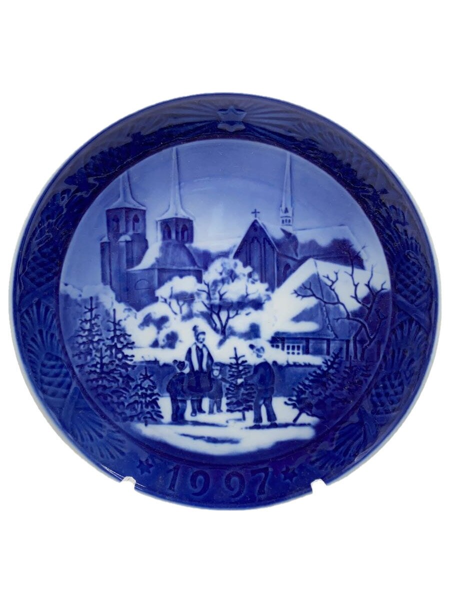 【中古】ROYAL COPENHAGEN◆1997 Year Plate_プレート/BLU【キッチン用品】