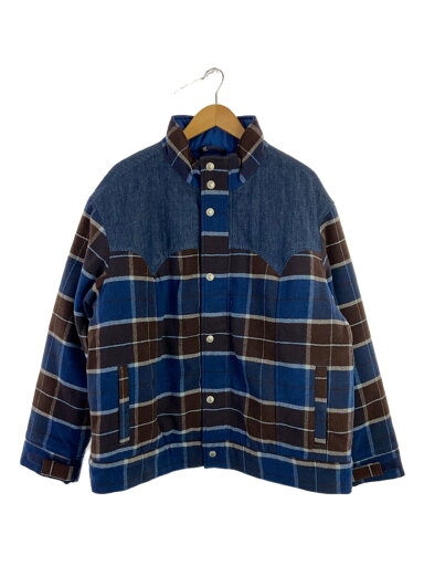 【中古】Levi’s◆ダウンジャケット/L/ポリエステル/BLU/チェック/PC9-A5633-0003【メンズウェア】 【中古】Levi’s◆ダウンジャケット/L/ポリエステル/BLU/チェック/PC9-A5633-0003【メンズウェア】