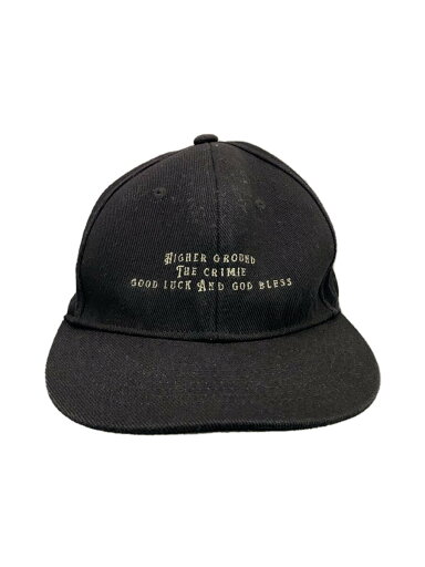 【中古】CRIMIE◆キャップ/--/コットン/BLK/メンズ【服飾雑貨他】 【中古】CRIMIE◆キャップ/--/コットン/BLK/メンズ【服飾雑貨他】