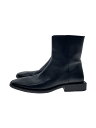 【中古】BALENCIAGA◆ショートブーツ/37.5/ブラック/レザー/616349【シューズ】