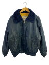 【中古】sears◆フライトジャケット/XL/ナイロン/ネイビー/WORK LEISURE/日本製【メンズウェア】