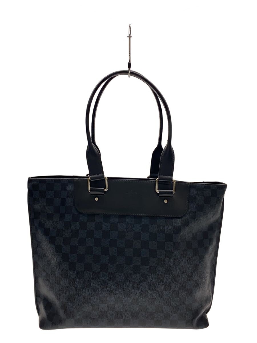 【中古】LOUIS VUITTON◆カバ・ヴォワヤージュ_ダミエ・グラフィット/PVC/BLK【バッグ】(4.0)