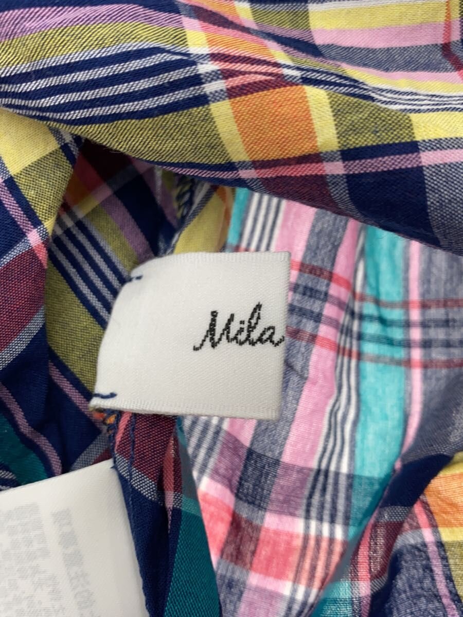 【中古】Mila Owen◆半袖ブラウス/one/コットン/マルチカラー/チェック/09wft252175/? NULL ?//【レディースウェア】 jumblestore-38733315 2nd STREET 楽天市場店 サンプル画像3