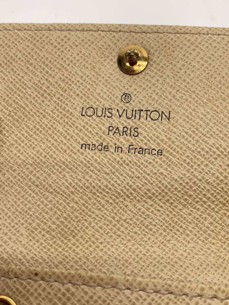 【中古】LOUIS VUITTON◆ミュルティクレ6_ダミエ・アズール_WHT/レザー/WHT/レディース【服飾雑貨他】 3