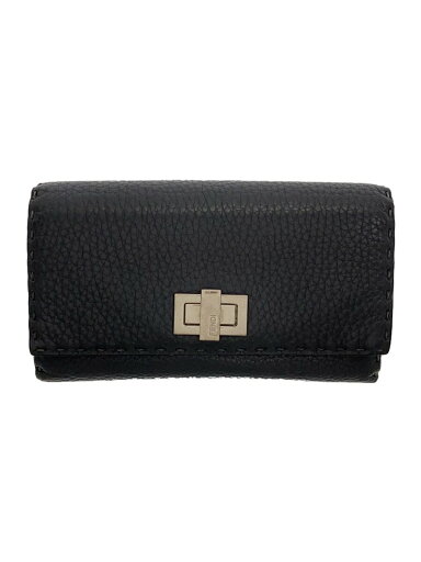 【中古】FENDI◆セレリア/ピーカブー/長財布/レザー/GRY/レディース/8M0308/角スレ/金具傷//【服飾雑貨他】 【中古】FENDI◆セレリア/ピーカブー/長財布/レザー/GRY/レディース/8M0308/角スレ/金具傷//【服飾雑貨他】
