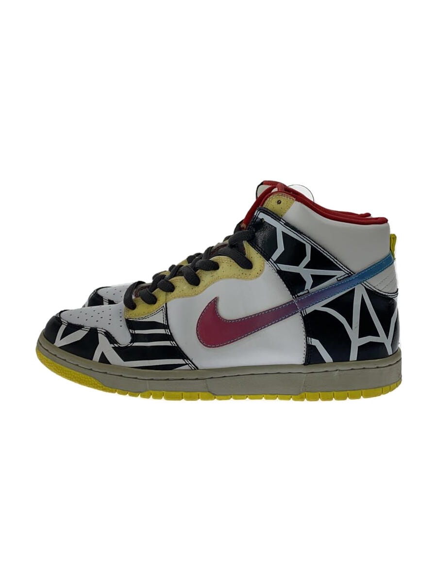 【中古】NIKE◆DUNK HIGH PREMIUM SB/ダンクハイプレミアム/マルチカラー/313171-141/29cm/マルチ【シューズ】