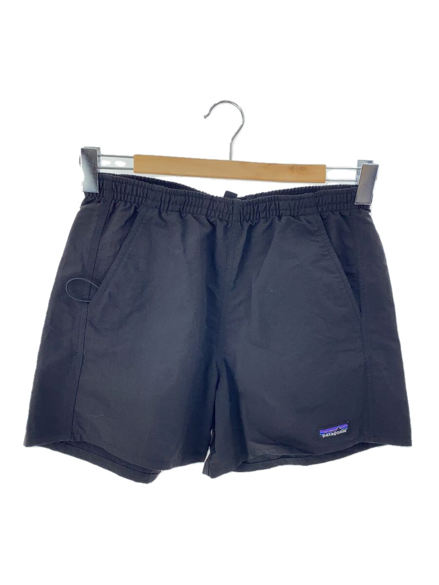 【中古】patagonia◆ショートパンツ/S/ナイロン/BLK/バギーズショーツ【レディースウェア】