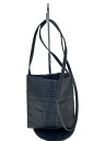 【中古】HERMES◆バッグ/キャンバス/GRY【バッグ】