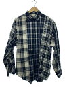 【中古】ALMOSTBLACK◆長袖シャツ/1/コットン/BLK/チェック/20SS-SH02H【メンズウェア】