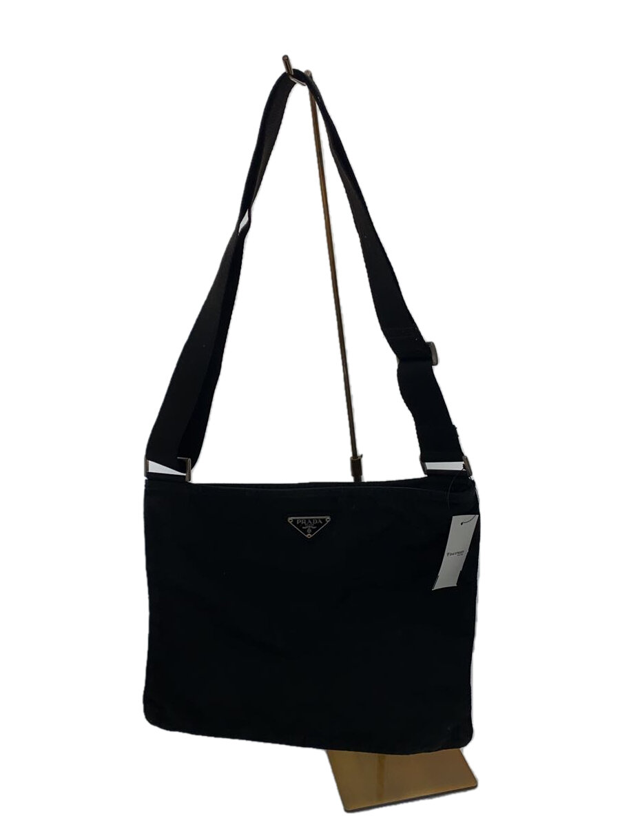 PRADA - 【中古】PRADA◆ショルダーバッグ/ナイロン/BLK//【バッグ】
