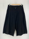 【中古】Y’s◆ワイドパンツ/2/コットン/BLK/yj-p12-008【レディースウェア】