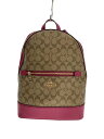 【中古】COACH◆リュック/ピンク/総柄/C5679/コーチ【バッグ】