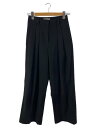【中古】TODAYFUL◆Tuck Twill Trousers/38/BLK/無地/12310717【レディースウェア】
