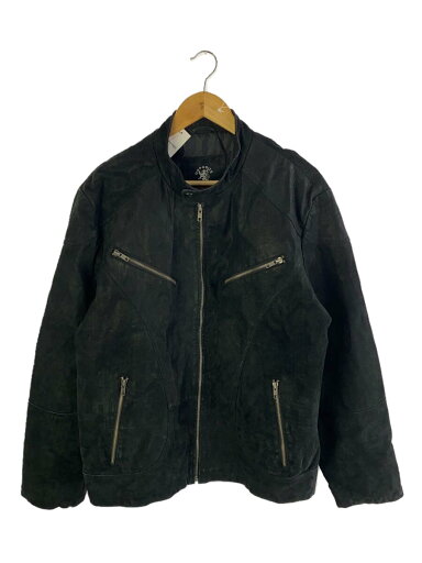 【中古】opposite/レザージャケット・ブルゾン/XL/レザー/BLK/無地【メンズウェア】 【中古】opposite/レザージャケット・ブルゾン/XL/レザー/BLK/無地【メンズウェア】