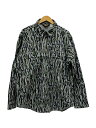 【中古】Woolrich◆80s フレイムカモシャツ/XL/コットン/KHK/カモフラ//【メンズウェア】(4)