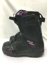 【中古】NORTHWAVE◆スノーボードブーツ/22.5cm/クイックレーシング/BLK/レディース//【スポーツ】