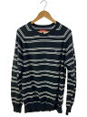 【中古】Supreme◆セーター(薄手)/L/コットン/BLK【メンズウェア】
