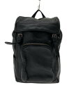 【中古】COACH◆リュック/レザー/BLK【バッグ】(4)