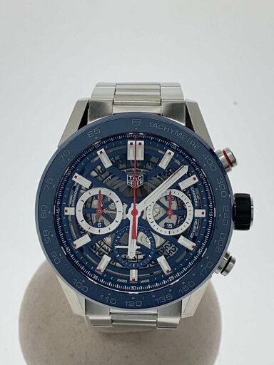 【中古】TAGHeuer◆カレラクロノグラフ_AT_SS_43mm/NVY/SLV/202412WOH済/20241225日差-17【服飾雑貨他】 【中古】TAGHeuer◆カレラクロノグラフ_AT_SS_43mm/NVY/SLV/202412WOH済/20241225日差-17【服飾雑貨他】