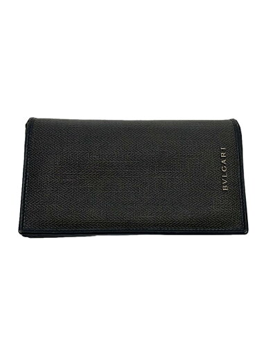【中古】BVLGARI◆ウィークエンド/長財布/PVC/GRY/メンズ/32582//【服飾雑貨他】 【中古】BVLGARI◆ウィークエンド/長財布/PVC/GRY/メンズ/32582//【服飾雑貨他】