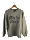 WACKO MARIA◆HEAVY WEIGHT CREW NECK SWEAT SHIRT/S/コットン/GRY