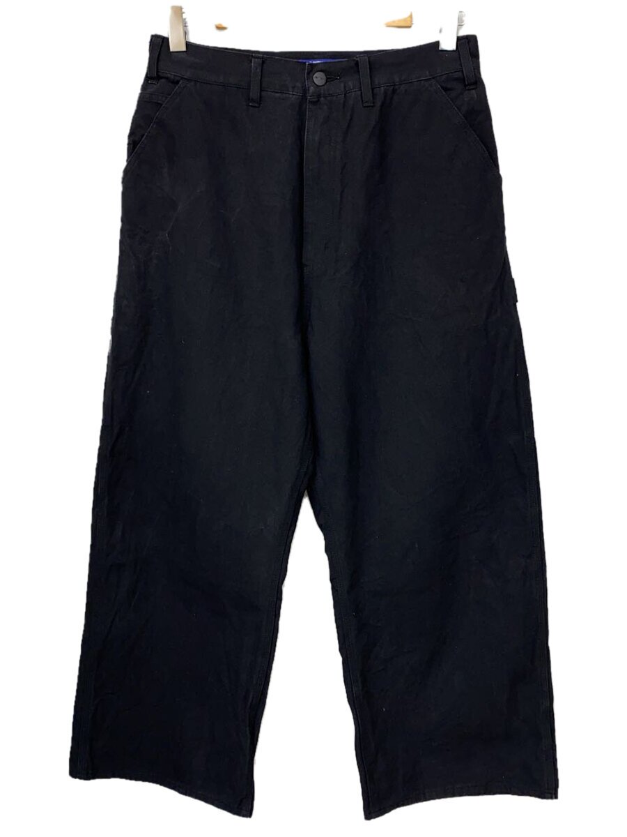【中古】JUNYA WATANABE COMME des GARCONS MAN◆×Carhartt/綿ダック ペインターパンツ/Wネーム/S/コットン/ブラック/WM-P010【メンズウェア】