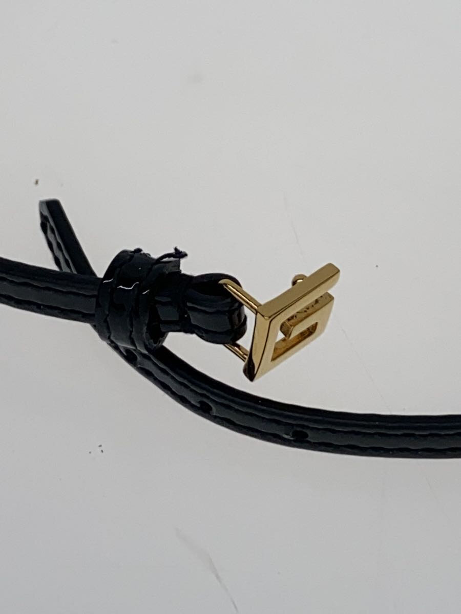 【中古】GUCCI◆アクセサリー/エナメル/BLK/メンズ//【服飾雑貨他】