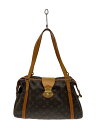 【中古】LOUIS VUITTON◆ストレーザPM_モノグラム・キャンバス_BRW/PVC/BRW【バッグ】(4)