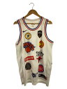 【中古】Supreme◆18SS/NBA Teams Authentic Jersey/L/ポリエステル/WHT/総柄/AQ4228-10【メンズウェア】