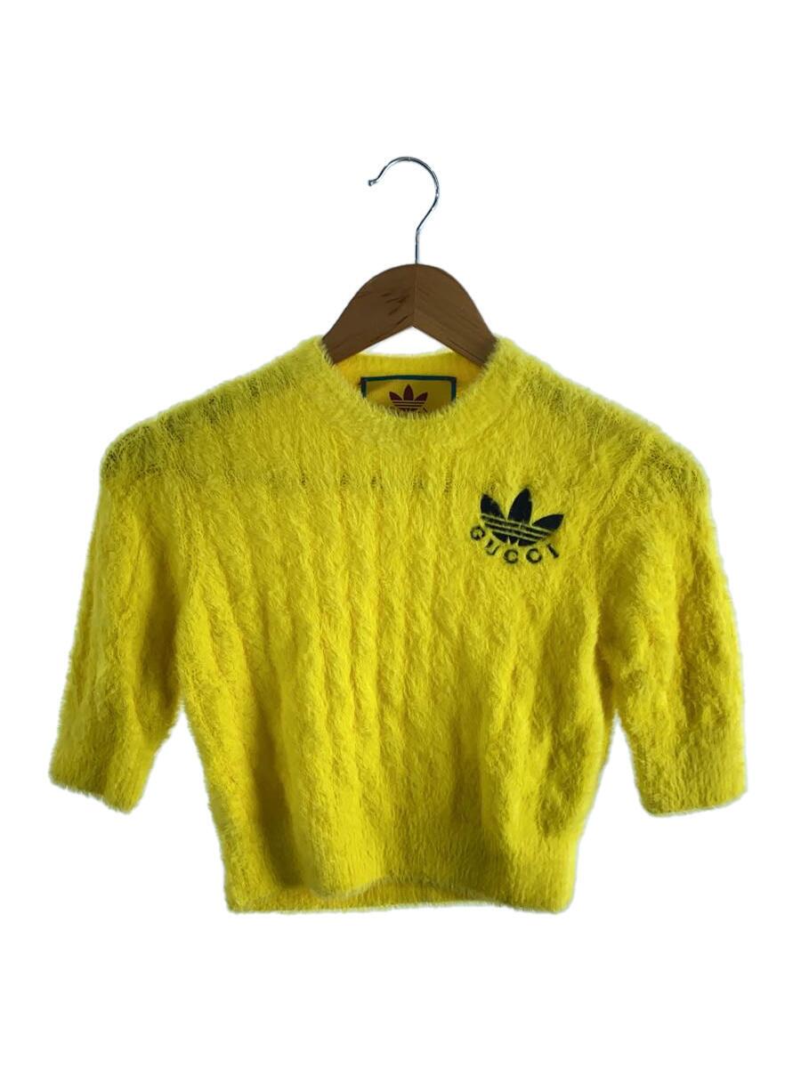 GUCCI◆Adidas X Gucci Co-branded S/S KNIT/XXS/ナイロン/YLW/723908 XKCRB