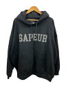 【中古】SAPEeur/パーカー/XL/コットン/BLK【メンズウェア】(4)