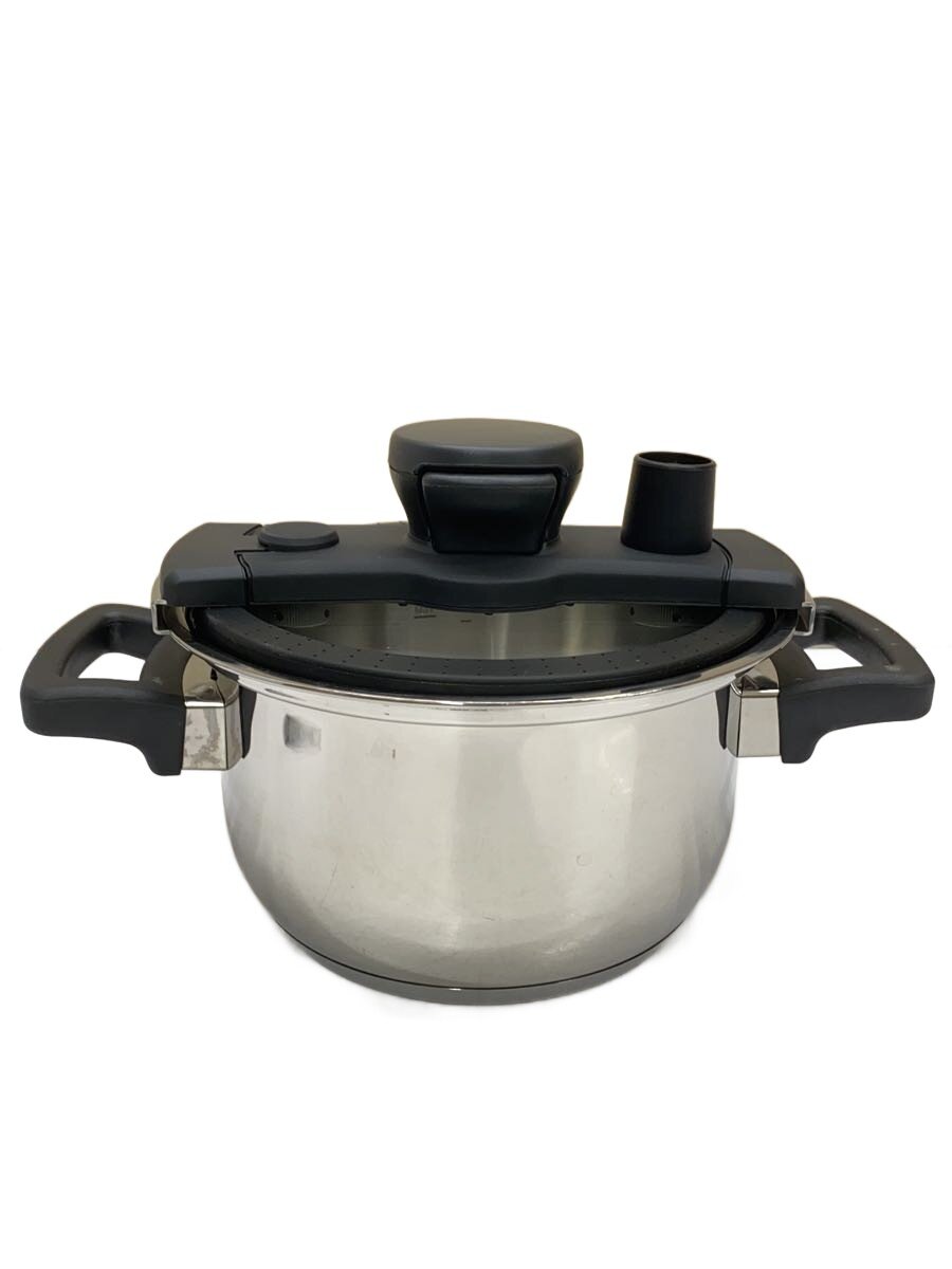 【中古】Meyer◆圧力鍋/容量:2.5L/BLK/KAT-2.5BK【キッチン用品】