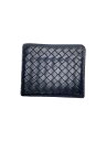 【中古】BOTTEGA VENETA◆イントレチャート/2つ折り財布/レザー/BLK/メンズ【服飾雑貨他】(4)