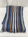 【中古】Paul Smith◆マフラー/コットン/マルチカラー/ストライプ/メンズ【服飾雑貨他】