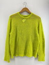 【中古】STUSSY◆23AW/S Loose Knit Sweater/ニット(薄手)/S/ナイロン/YLW【メンズウェア】