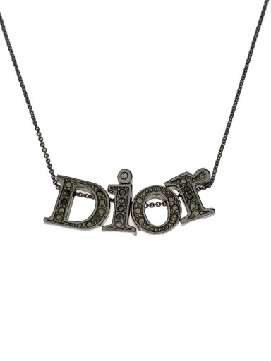 【中古】Christian Dior◆ストーン欠損/傷有/Diorロゴ/ラインストーン/ネックレス/--/カラーストーン/SLV/トップ有【服飾雑貨他】 【中古】Christian Dior◆ストーン欠損/傷有/Diorロゴ/ラインストーン/ネックレス/--/カラーストーン/SLV/トップ有【服飾雑貨他】
