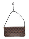 【中古】LOUIS VUITTON◆レコレータ_ダミエ・エベヌ_BRW/PVC/BRW【バッグ】(4)