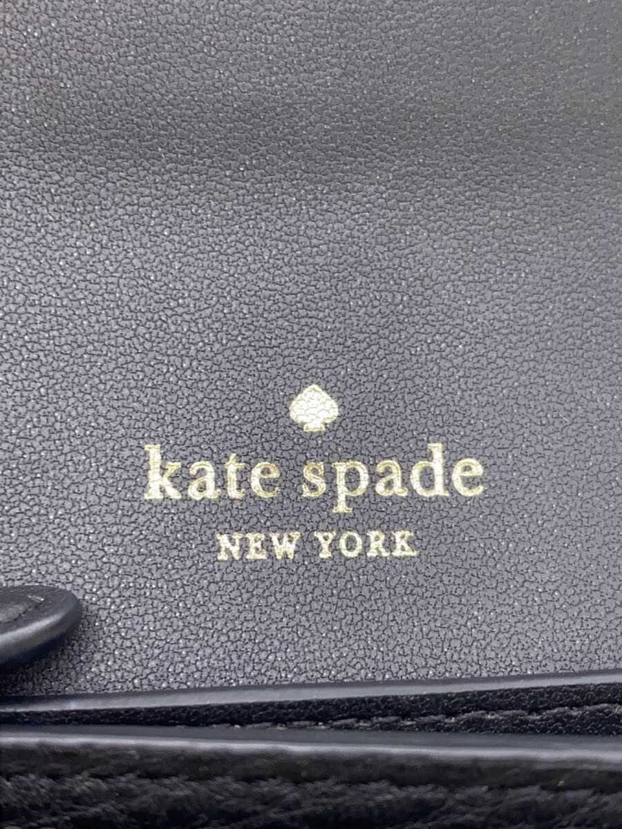 【中古】kate spade new york◆マーティ スモール フラップ ウォレット/財布/レザー...