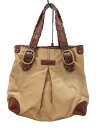 【中古】J&M DAVIDSON◆バッグ/--/BEG【バッグ】