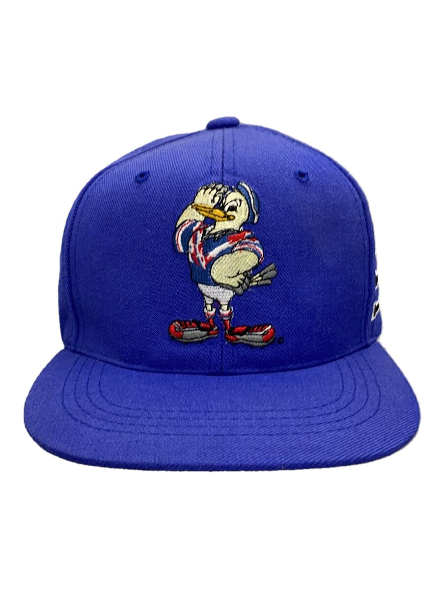 Cap - 【中古】キャップ/FREE/コットン/BLU/メンズ【服飾雑貨他】