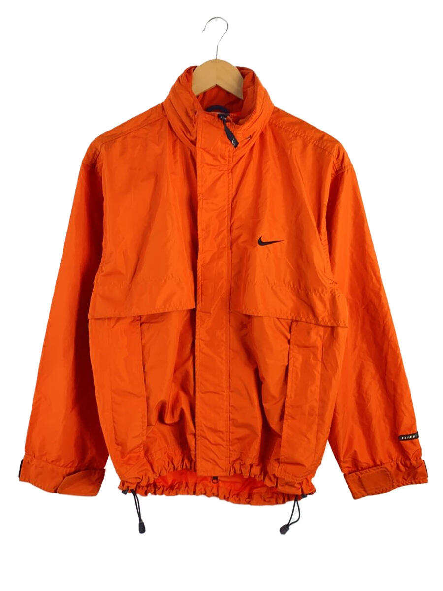 【中古】NIKE◆ナイロンジャケット/S/ポリエステル/オレンジ/S8-LIB//【メンズウェア】