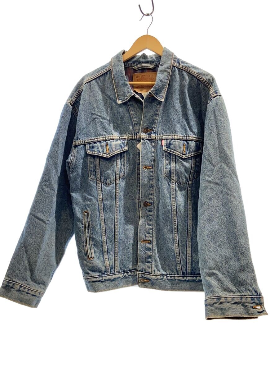 【中古】Levi’s◆Gジャン/XL/コットン/IDG/無地【メンズウェア】