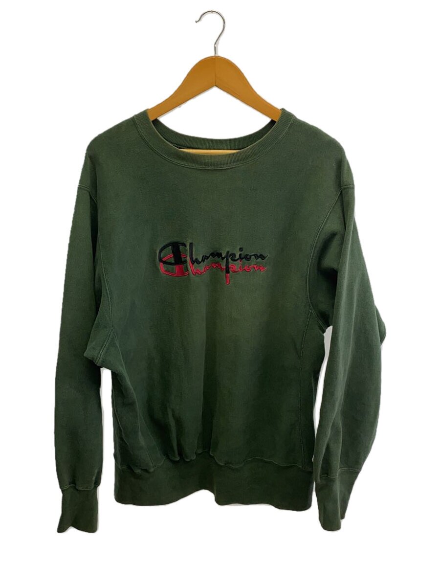 【中古】Champion◆スウェット/XL/--/GRN【メンズウェア】