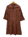 【中古】60-70s/AEROジップ/ニット・セーター(厚手)/--/--/RED/総柄【メンズウェア】(4)