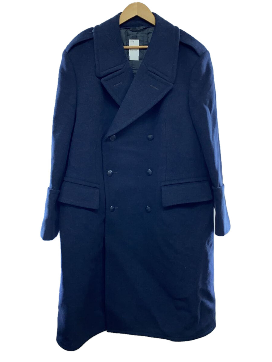 【中古】MILITARY◆ポーランド軍/AIR FORCE/ウールオーバーコート/ウール/NVY/116-170-107【メンズウェア】