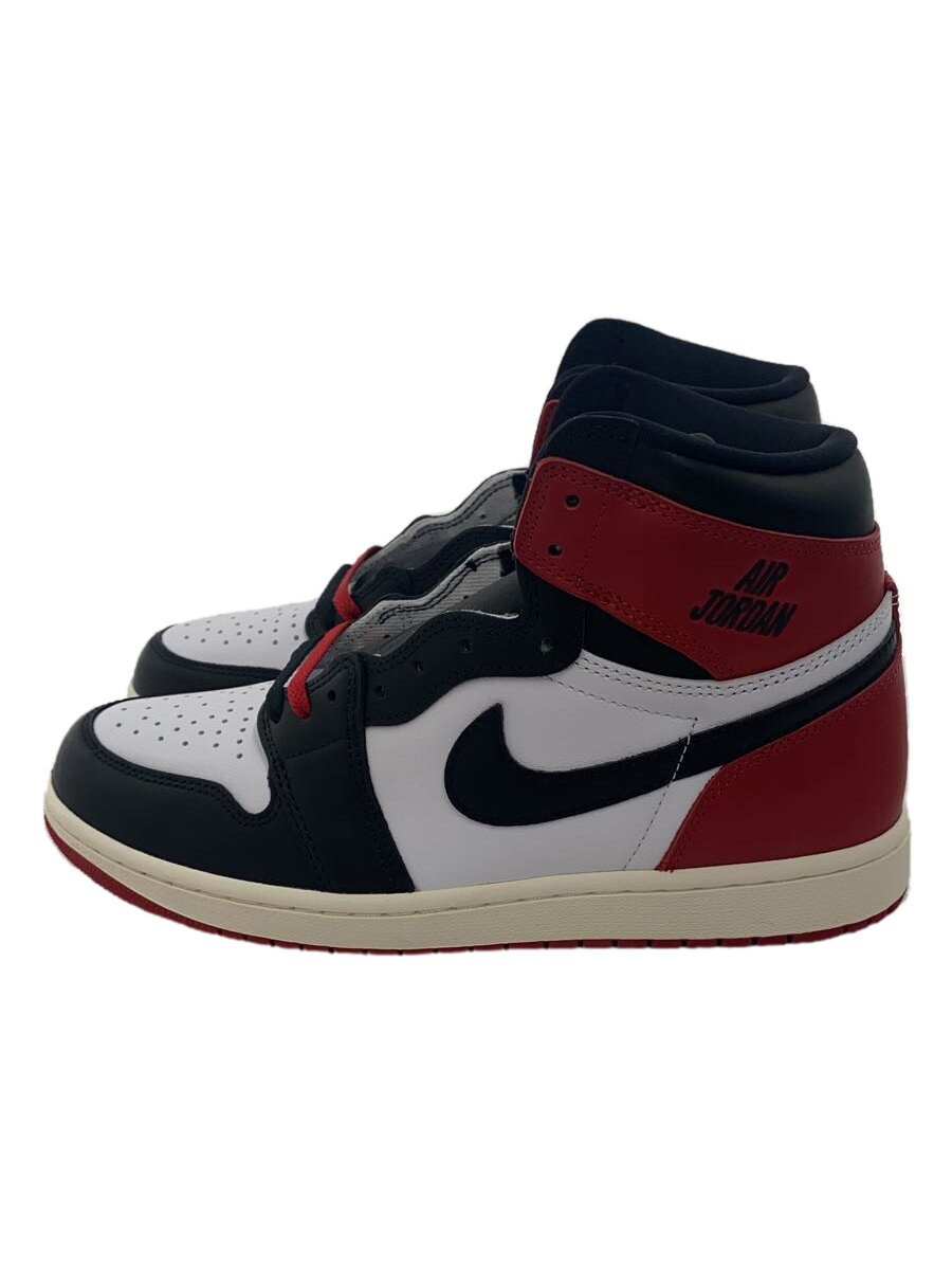【中古】NIKE◆AIR JORDAN 1 RETRO HIGH OG_エアジョーダン1 レトロ ハイ OG/28cm/RED/レザ//【シューズ】