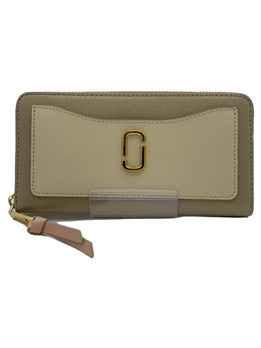 【中古】MARC JACOBS◆長財布/牛革/CRM/無地/レディース/THE UTILITY SNAPSHOT CONTINENTAL【服飾雑貨他】