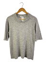【中古】agnes b. homme◆フランス製/半袖シャツ/--/コットン/GRY【メンズウェア】
