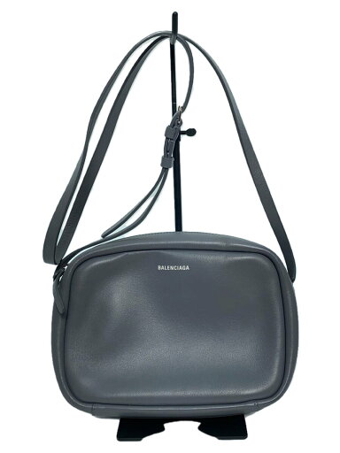 【中古】BALENCIAGA◆ショルダーバッグ/レザー/GRY/489812【バッグ】 【中古】BALENCIAGA◆ショルダーバッグ/レザー/GRY/489812【バッグ】