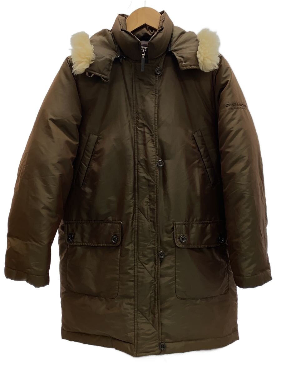 Rakuten - 【中古】Courreges◆ダウンジャケット/FREE/ナイロン/KHK/無地/AAR-9855W【レディースウェア】